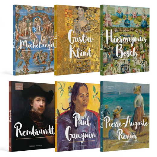 Michelangelo, Klimt, Bosch, Rembrandt, Gauguin, Renoir.png