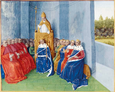 Papež Urban II. propaguje křížovou výpravu v Clermontu